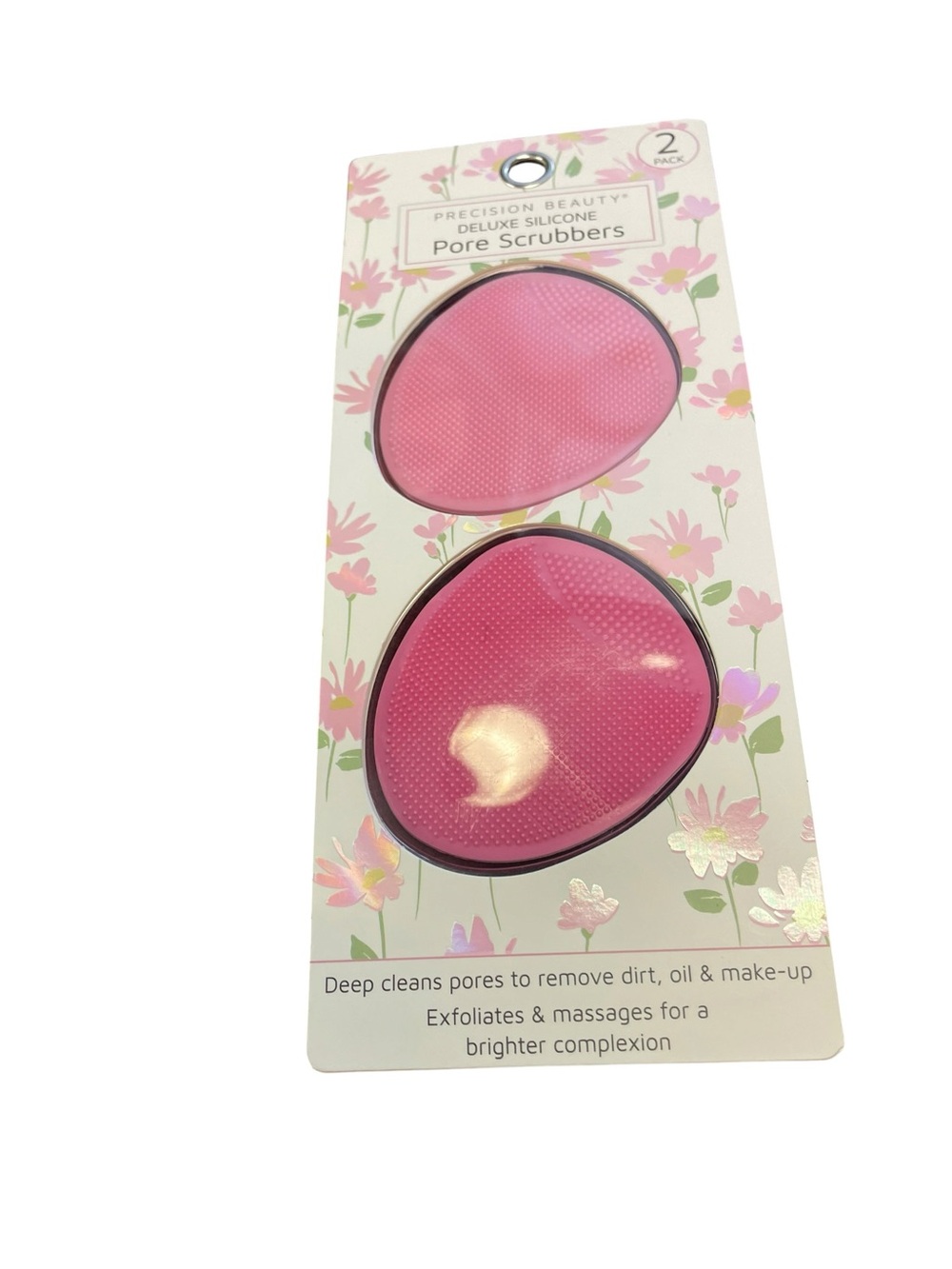 Silicone Pore Scrubbers - Pink (2 Pack)